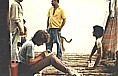 Ilse schreibt Tagebuch_bei den Fischern an der ORINOCO-M�ndung_VENEZUELA 1984_Jochen A. H�bener