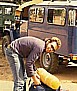 very adventurous: going to upper Orinoco with 4-wheel-cars,� here between Pto. Ayacucho and San Fernando de Atabapo_VENEZUELA 1984_Jochen A. H�bener